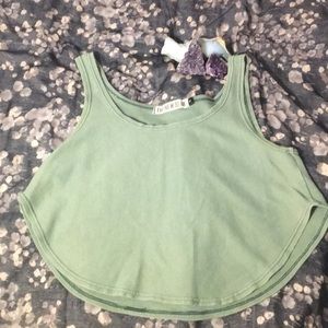 The new blak crop top